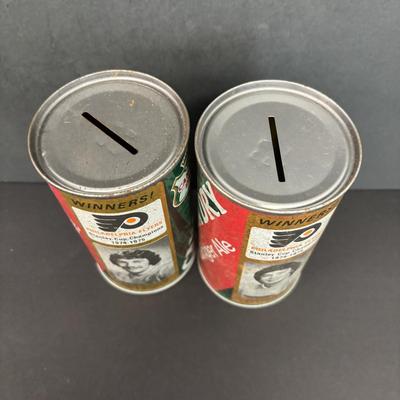 LOT 217: Canada Dry Philadelphia Flyers Stanley Cup Banks