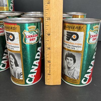 LOT 217: Canada Dry Philadelphia Flyers Stanley Cup Banks