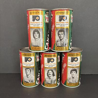LOT 217: Canada Dry Philadelphia Flyers Stanley Cup Banks