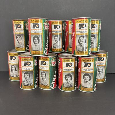LOT 217: Canada Dry Philadelphia Flyers Stanley Cup Banks