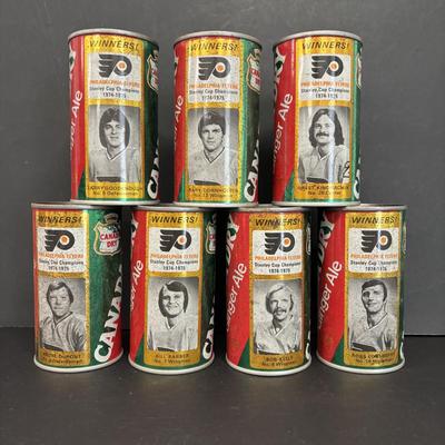 LOT 218: Canada Dry Philadelphia Flyers Stanley Cup Banks