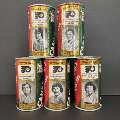 LOT 218: Canada Dry Philadelphia Flyers Stanley Cup Banks