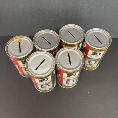 LOT 219: Canada Dry Philadelphia Flyers Stanley Cup Banks