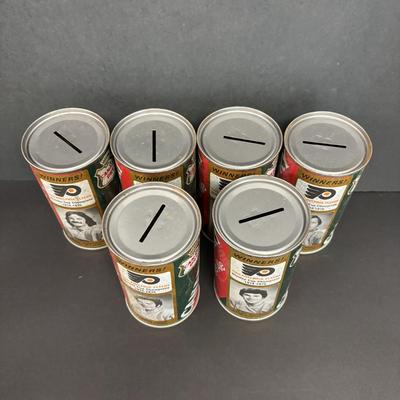 LOT 219: Canada Dry Philadelphia Flyers Stanley Cup Banks