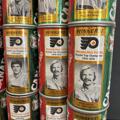 LOT 219: Canada Dry Philadelphia Flyers Stanley Cup Banks