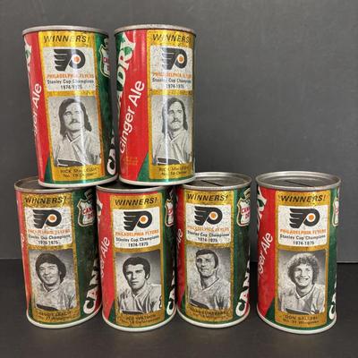 LOT 219: Canada Dry Philadelphia Flyers Stanley Cup Banks