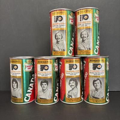 LOT 219: Canada Dry Philadelphia Flyers Stanley Cup Banks