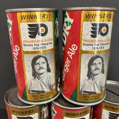 LOT 219: Canada Dry Philadelphia Flyers Stanley Cup Banks