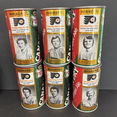 LOT 220: Collection of 26 Canada Dry Philadelphia Flyers Stanley Cup