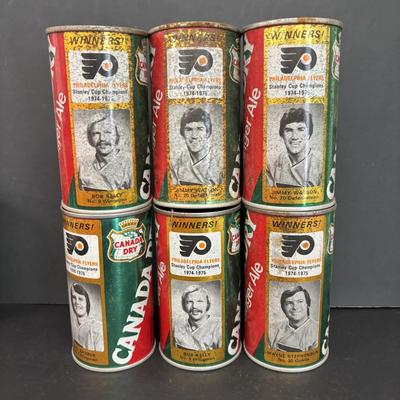 LOT 220: Collection of 26 Canada Dry Philadelphia Flyers Stanley Cup