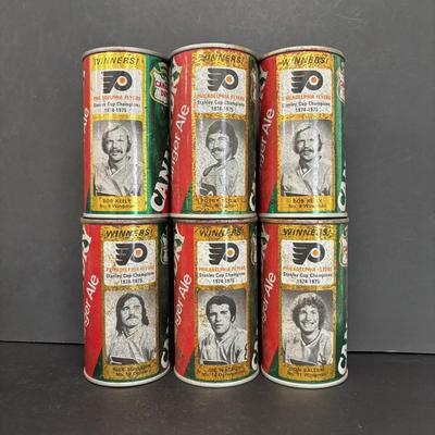 LOT 221: Collection of 26 Canada Dry Philadelphia Flyers Stanley Cup