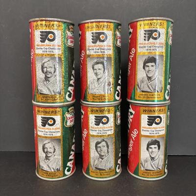 LOT 221: Collection of 26 Canada Dry Philadelphia Flyers Stanley Cup