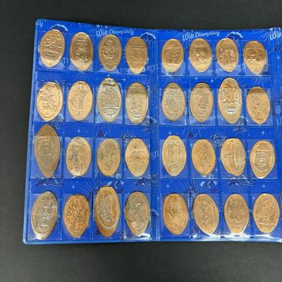 LOT 225: Walt Disney World Pressed Coin Collection - 59 coins