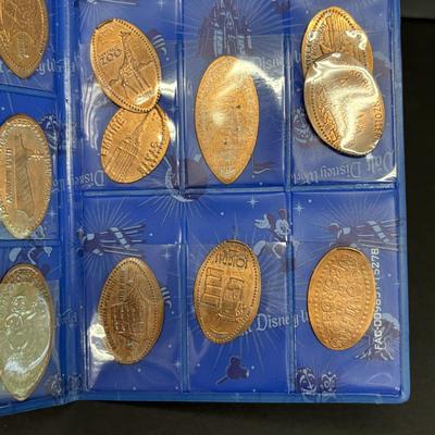 LOT 225: Walt Disney World Pressed Coin Collection - 59 coins