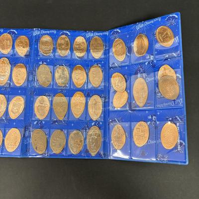 LOT 225: Walt Disney World Pressed Coin Collection - 59 coins