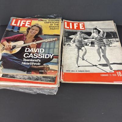 LOT 227: Vintage Life Magazines