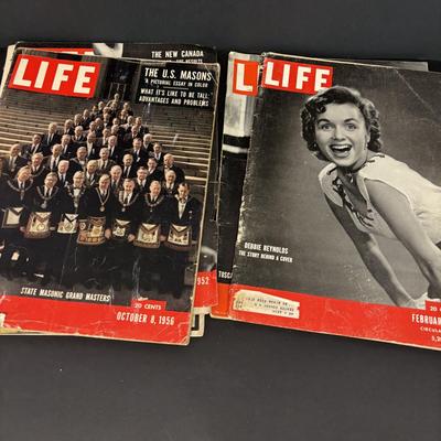 LOT 227: Vintage Life Magazines