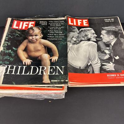 LOT 227: Vintage Life Magazines