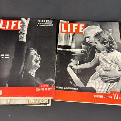 LOT 227: Vintage Life Magazines