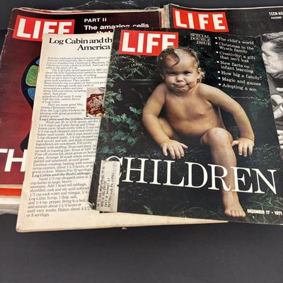 LOT 227: Vintage Life Magazines