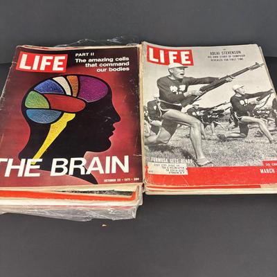 LOT 227: Vintage Life Magazines