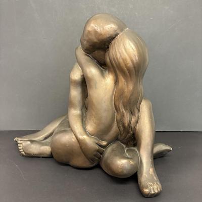 LOT 229: Vintage 1968 Lenardo Artworks Sculpture "Entwined Lovers"