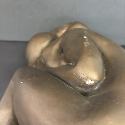 LOT 229: Vintage 1968 Lenardo Artworks Sculpture "Entwined Lovers"