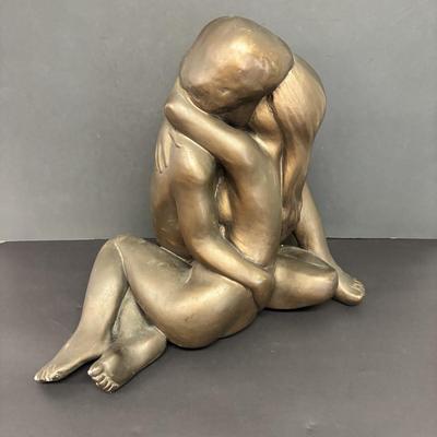 LOT 229: Vintage 1968 Lenardo Artworks Sculpture "Entwined Lovers"