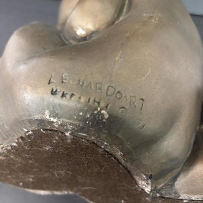 LOT 229: Vintage 1968 Lenardo Artworks Sculpture "Entwined Lovers"