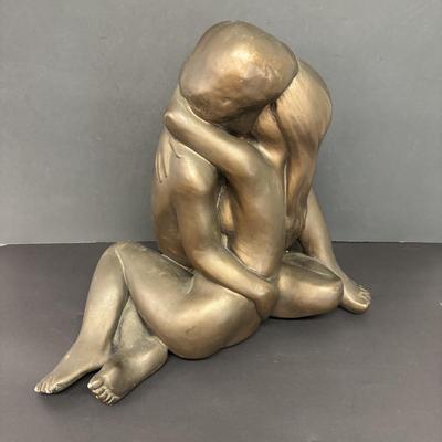 LOT 229: Vintage 1968 Lenardo Artworks Sculpture "Entwined Lovers"