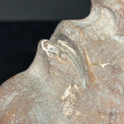 LOT 232: Archaeological Stucco on Ceramic Statuette: "Mayan King of Palenque"