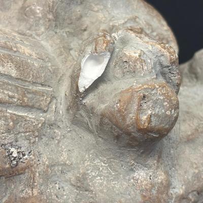 LOT 232: Archaeological Stucco on Ceramic Statuette: "Mayan King of Palenque"