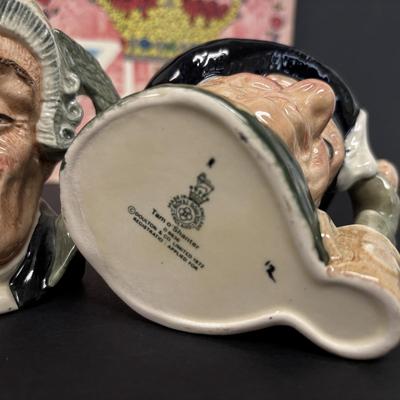 LOT 233: Royal Daulton Tobey Mugs: Tam O'Shanter & The Lawyer along with Vintage Punch Magazines
