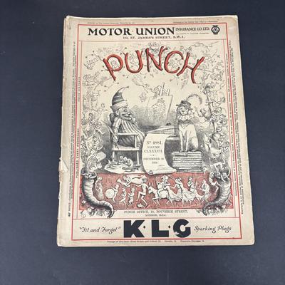 LOT 233: Royal Daulton Tobey Mugs: Tam O'Shanter & The Lawyer along with Vintage Punch Magazines