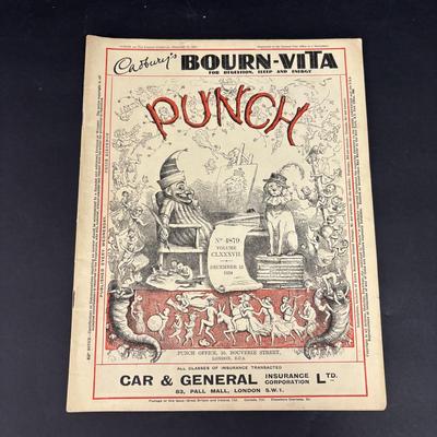 LOT 233: Royal Daulton Tobey Mugs: Tam O'Shanter & The Lawyer along with Vintage Punch Magazines