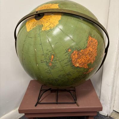 LOT 237: Vintage 16" Replodge Library Globe