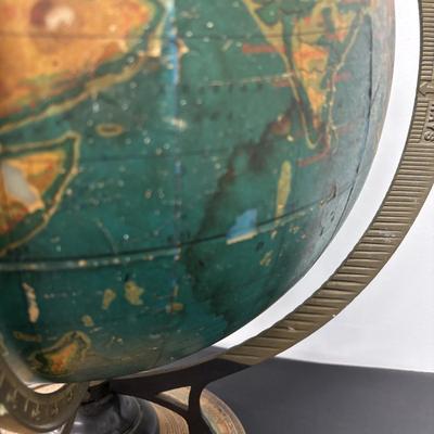 LOT 238: Vintage Cram's 16" Physical & Political Terrestrial Globe