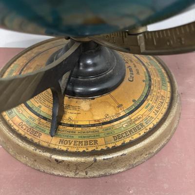LOT 238: Vintage Cram's 16" Physical & Political Terrestrial Globe