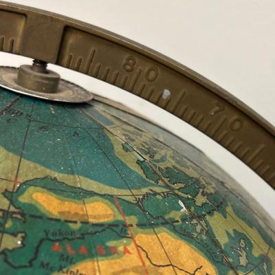 LOT 238: Vintage Cram's 16" Physical & Political Terrestrial Globe