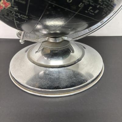 LOT 239: Set of 2 Vintage Replodge Globes: 12" Precision & 12" Starlight
