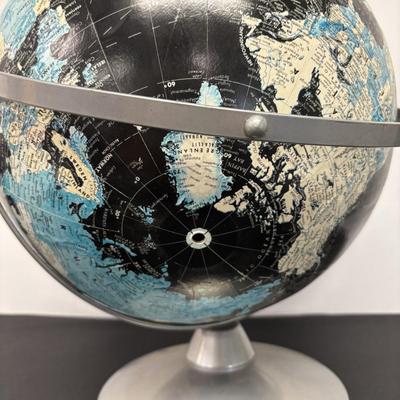 LOT 239: Set of 2 Vintage Replodge Globes: 12" Precision & 12" Starlight