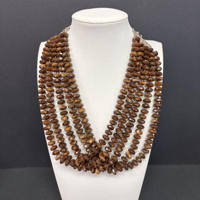 LOT 240: Fashion Jewelry Collection: Dana Buchana, Lia Sophia, Seasonal Whispers, Wooden Bangle, Pierced Earrings, Necklaces, Bracelets