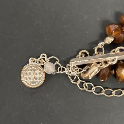 LOT 240: Fashion Jewelry Collection: Dana Buchana, Lia Sophia, Seasonal Whispers, Wooden Bangle, Pierced Earrings, Necklaces, Bracelets