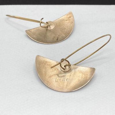 LOT 245: Sterling and Silver Tone Pierced Earrings