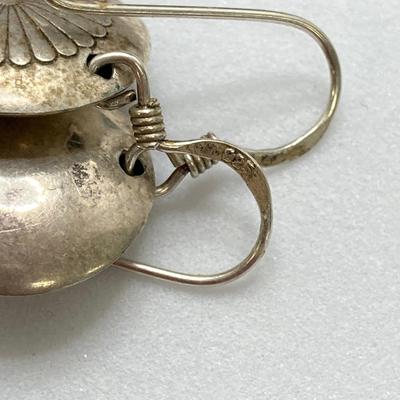LOT 245: Sterling and Silver Tone Pierced Earrings