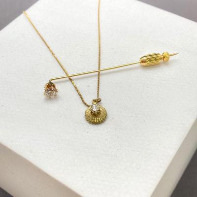 LOT 247: Gold Filled Jewelry Collection - Pendant Necklace, Brooch, Earrings and More