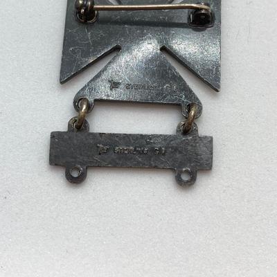 LOT 254: Medal Collection - Sterling Carbine Machine, Service Corp and Stetson Pin