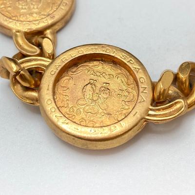 LOT 262: Dazzling Gold Tone Egyptian Style Jewelry Collection