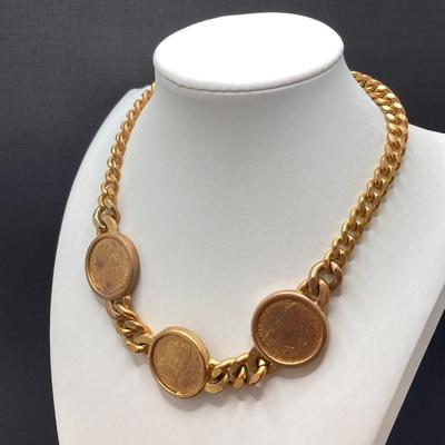 LOT 262: Dazzling Gold Tone Egyptian Style Jewelry Collection