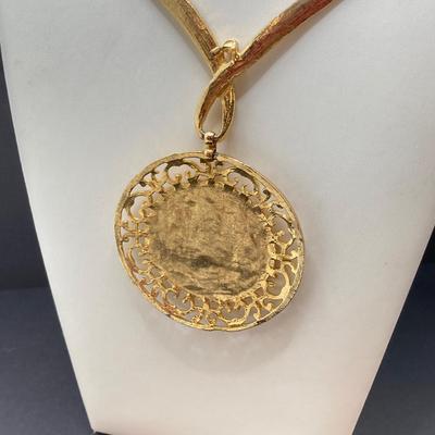 LOT 262: Dazzling Gold Tone Egyptian Style Jewelry Collection